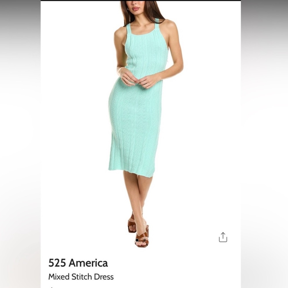 525 America Mixed Stitch Dress Size S🆕